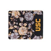 USC Trojans Block Floral Mouse Pad